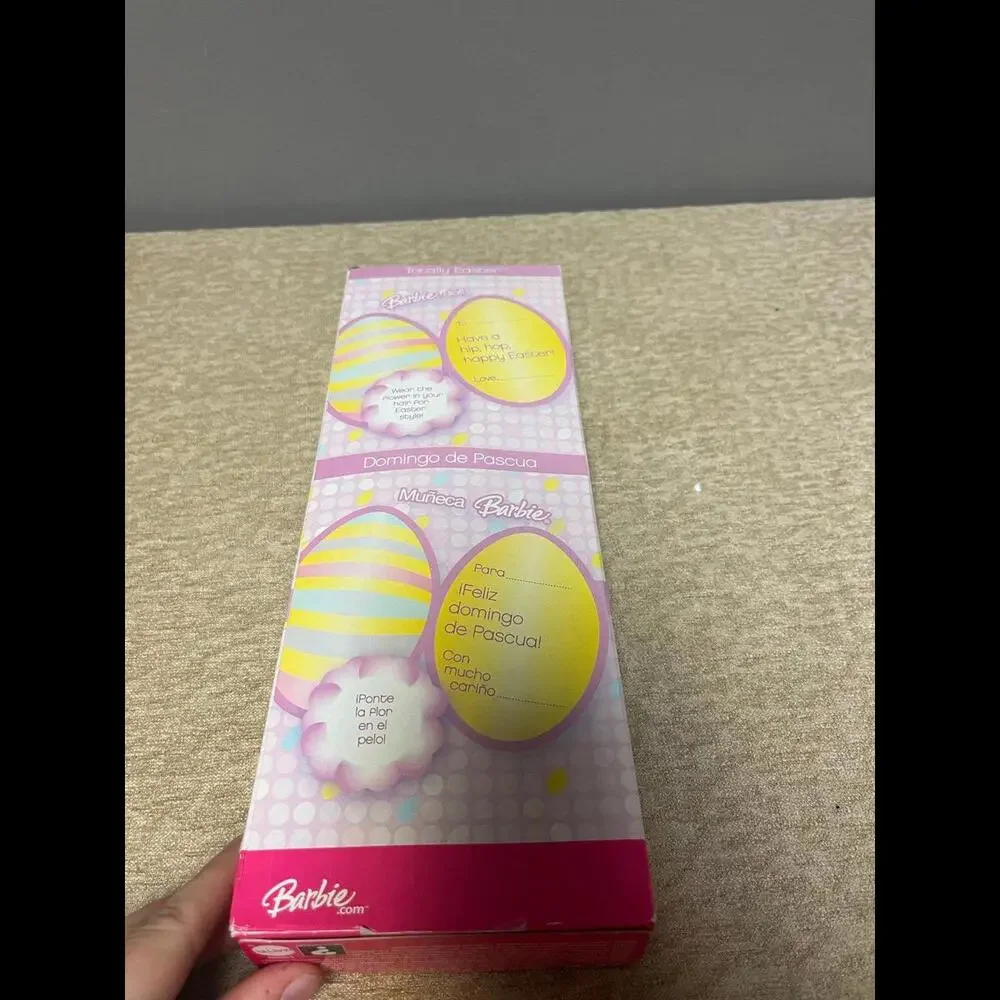 Mattel Totally Easter Barbie Doll L0999 New + Matching Child's Holiday Hair Band